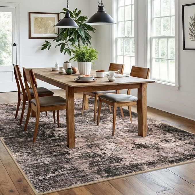 IOHOUZE Abstract Area Rugs 6x9 Ft Washable Rugs - Image 2
