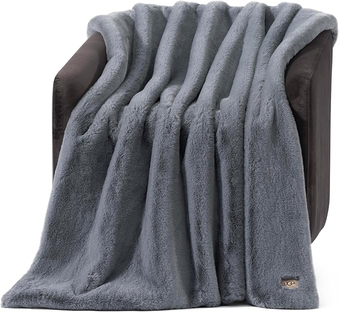 UGG Euphoria Faux Fur Throw Blanket, Oversized Soft Throw by UGG