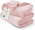 Bedsure GentleSoft Fleece Blanket Twin Size Pink by BEDSURE