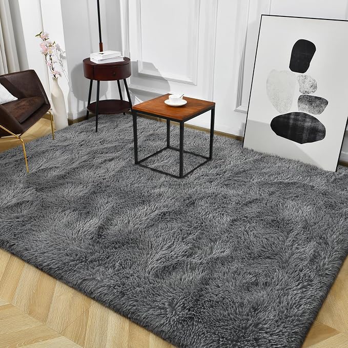 TWINNIS Super Soft Shaggy Rugs Fluffy Carpets, 8x10 Feet, Indoor Modern Plush - Image 9