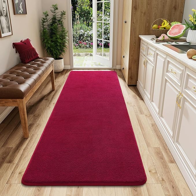 AROGAN Shag Runner Rug for Hallways, 2x6 Feet Washable Rugs by AROGANAREARUG