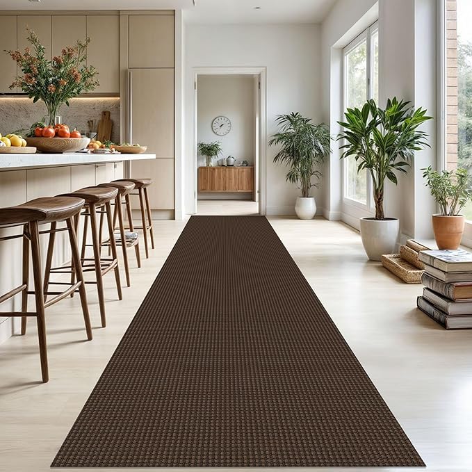 KOZYFLY Extra Long Runners for Hallways 3x18 ft Washable Kitchen Runner Non - Image 2