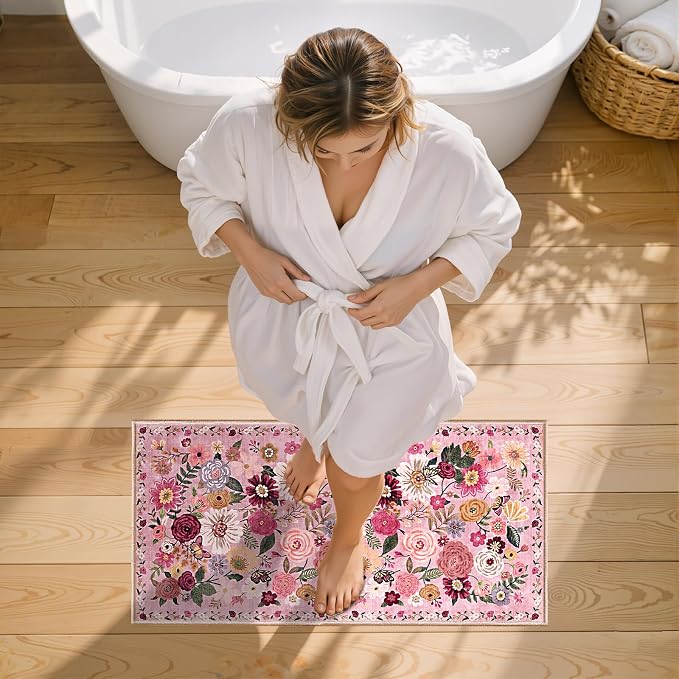 2x4 Entryway Runner Rugs, Non Slip Washable Rugs - Image 5