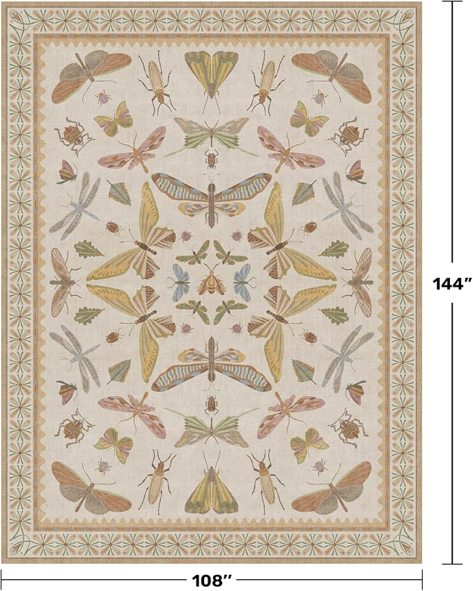 Hazo Haus Beige Dining Table Rug - Image 2