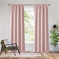 RYB HOME Bedroom Blackout Curtains 84 inches Long, 100% Blackout Thermal by RYBHOME