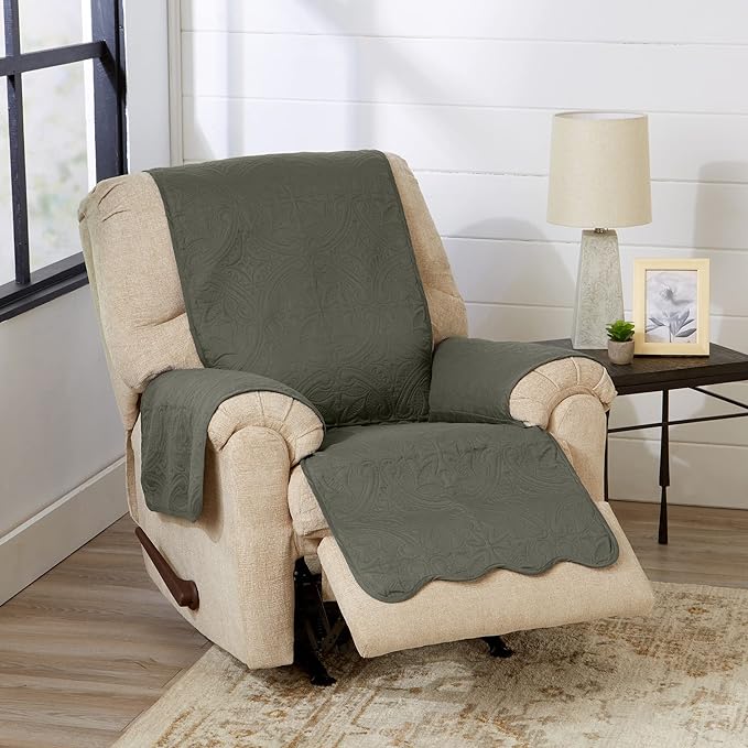 Great Bay Home Reversible Recliner Chair Cover by GreatBayHome