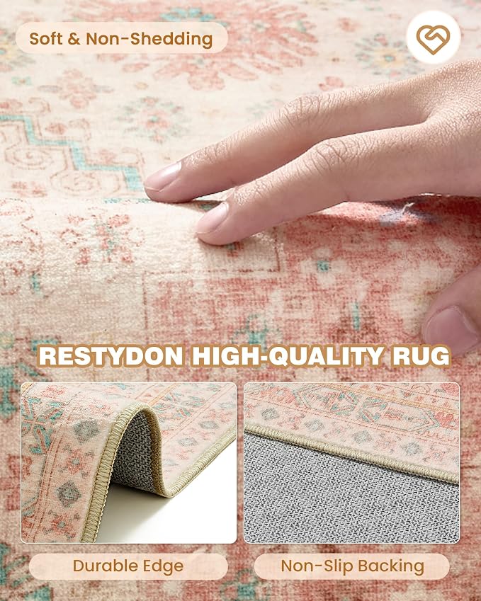 Runner Rug 2x6, Non Slip Washable Rugs - Image 7