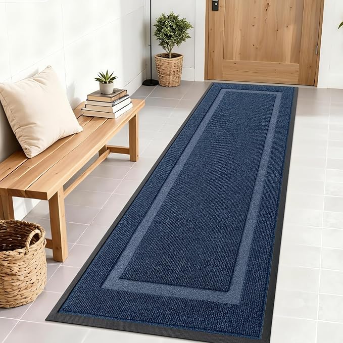 OLANLY Front Door Mat Indoor Outdoor Entrance, Waterproof All-Season, by OLANLY
