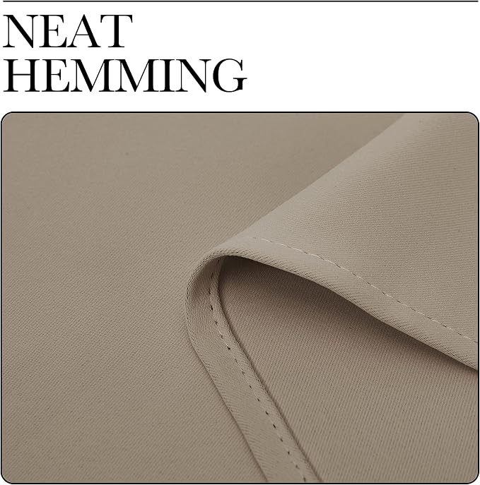 NICETOWN Blackout Window Curtains 70" L, 2 Panels, 34 inch, Grommet Top Room - Image 6