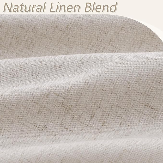 Guken 100% Blackout Curtains 84 Inch Length 2 Panels Set - Image 3