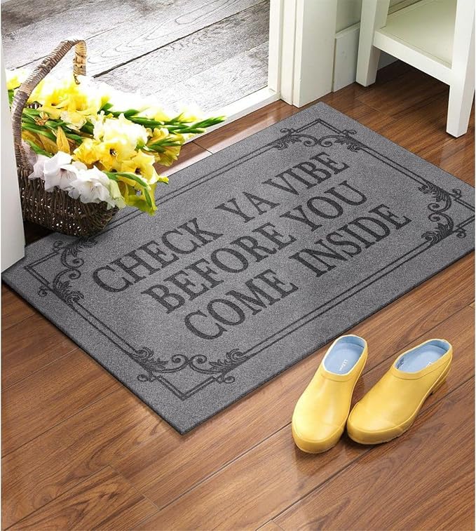 Doormat Home Decor Funny Doormat Check Ya Vibe Before You Come Inside This - Image 2