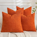 Set of 4 Soft Textured Decorative Throw Pillow Covers 16x16 Inch Cozy Farmhouse by Cozoomy