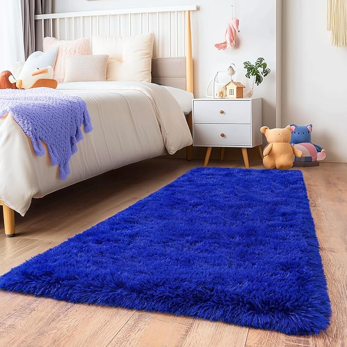 Runner Rugs for Bedroom, 2x6 Fluffy Throw Area Rug Non Slip for Bedside Dorm - Image 6