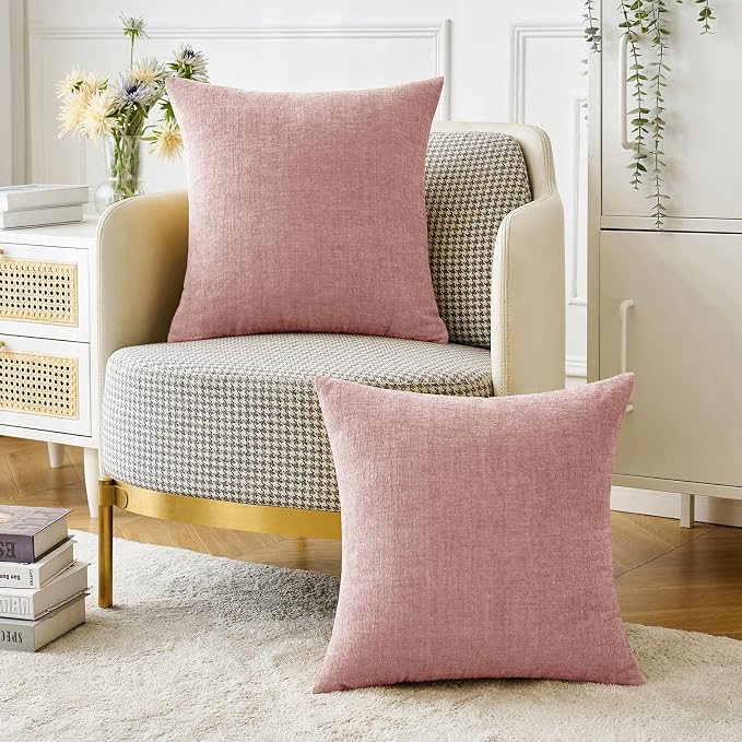 MIULEE Pack of 2 Couch Valentines Throw Pillow Covers 20x20 Inch Soft Spring - Image 5