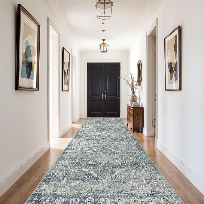 4x10 Washable Hallway Runner Rug by EISUROM