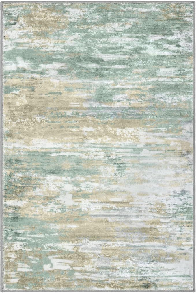 KOZYFLY Small Area Rug 2x3 Rug Entryway Rugs Modern Abstract Indoor Non-Slip - Image 8