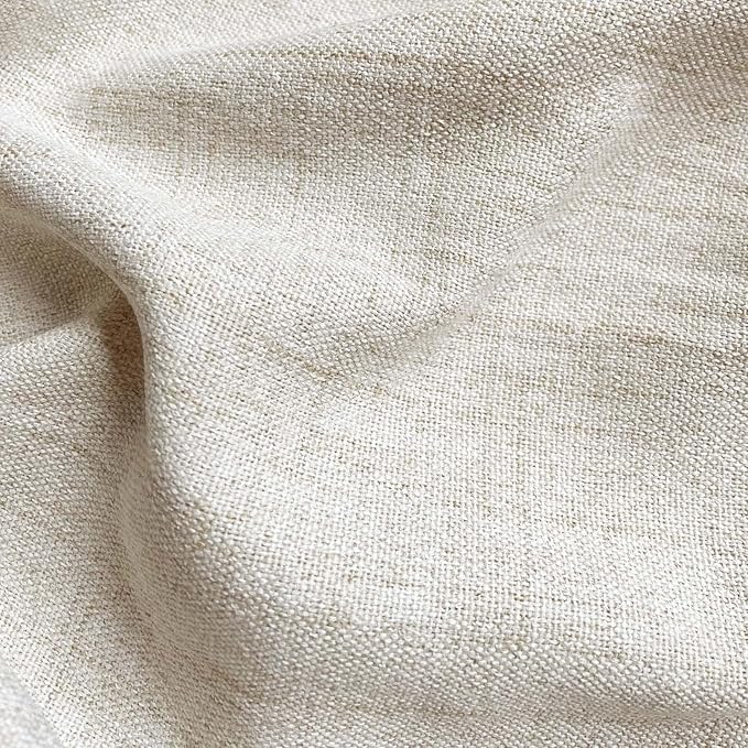 Faux Linen Valance for Windows Kitchen Living Room Valances Rod Pocket - Image 4