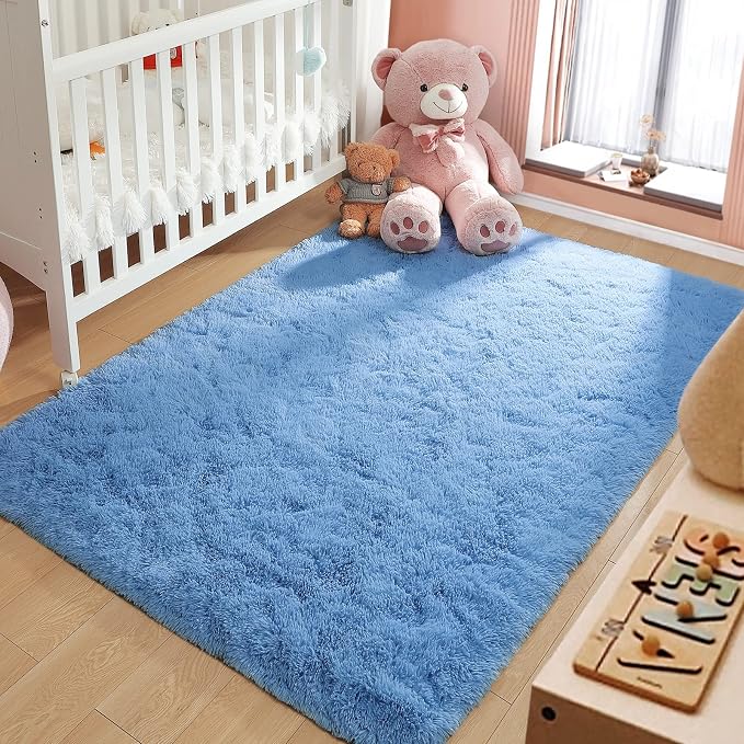 LOCHAS Ultra Soft Indoor Modern Area Rugs Fluffy Living Room Carpets - Image 6