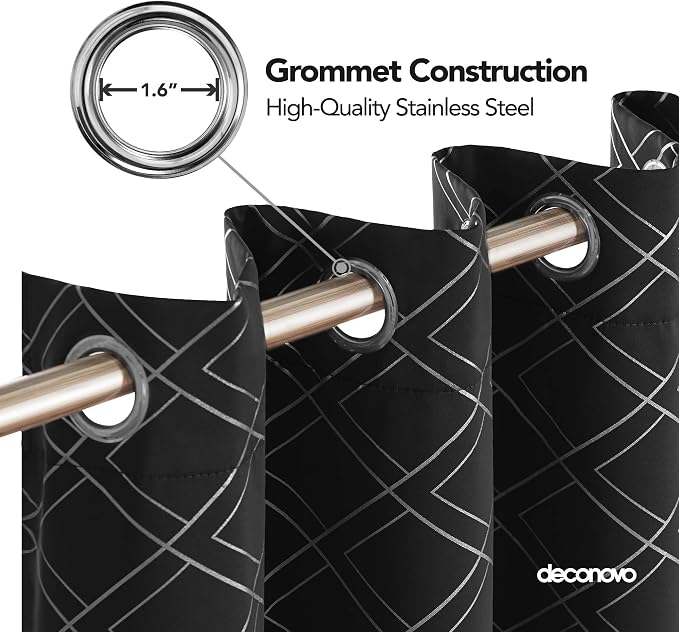 Deconovo Blackout Curtains 63 Inch Length - Image 6