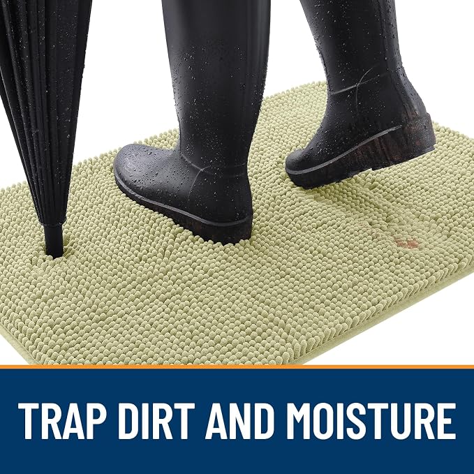 OLANLY Dog Door Mat for Muddy Paws 32x20, Absorbs Moisture and Dirt, Absorbent - Image 2