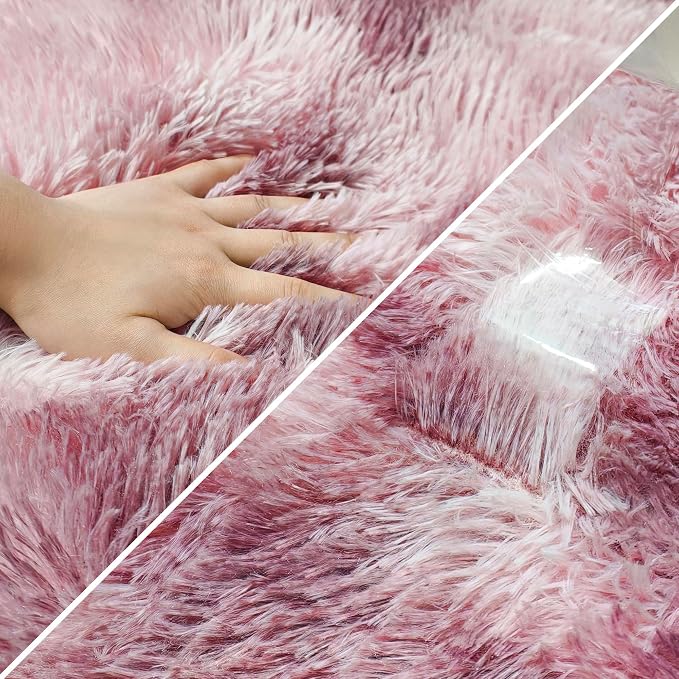 Tie-Dyed Blush 3x10 Machine Washable Runner Rugs - Image 6
