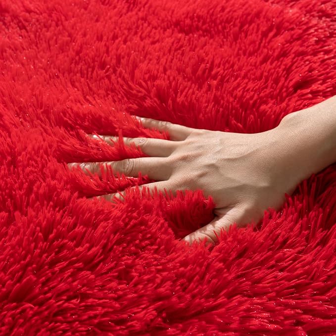 Runner Rugs for Bedroom 2x6 Rug Runners for Hallways Non Slip Soft Shag Bedside - Image 4