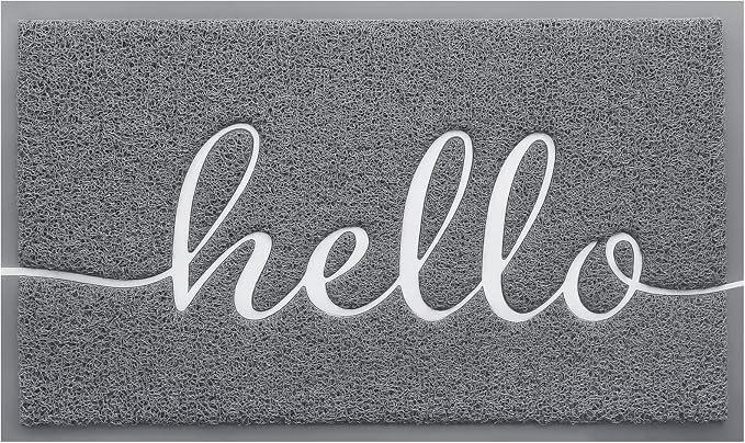 BeneathYourFeet Door Mat Welcome Mat Low Profile Front Doormat Indoor Outdoor by BeneathYourFeet