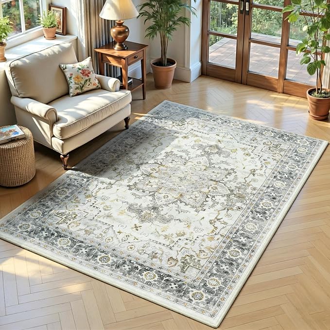 Lofus 3x5 Area Rugs for Entryway, Machine Washable Small Living Room Area Rug by Lofus