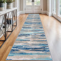Lansny Modern Abstract Runner Rug 2.6x12 by lansny