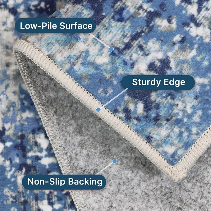BEIMO Area Rugs 8x10 for Living Room Bedroom, Modern Abstract Machine Washable - Image 8