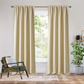 RYB HOME Bedroom Blackout Curtains 80 inches Long, 100% Blackout Thermal by RYBHOME