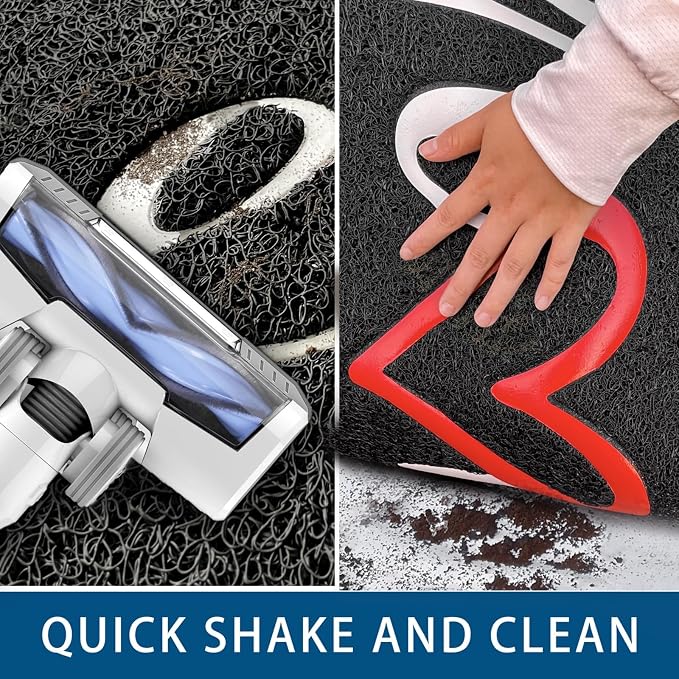 EARTHALL Door Mat 2-Pack Outside Inside Home Doormat 30"x17.5" Durable Floor - Image 5