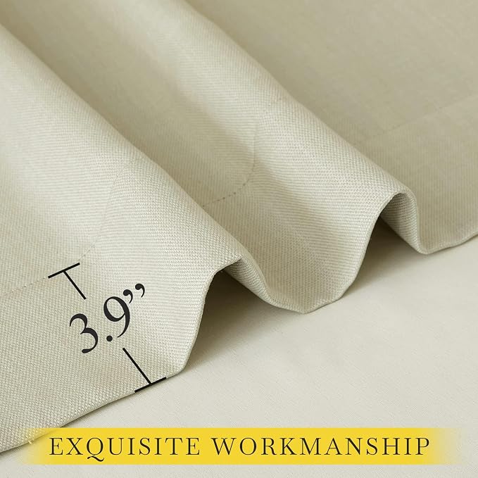 NICETOWN Room Darkening Living Room Curtains 96 inches Long, Pinch Pleated - Image 7