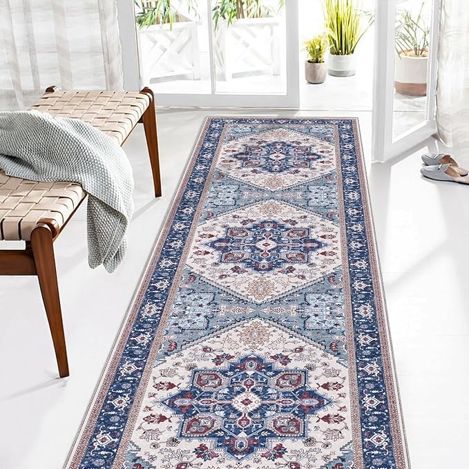 OPPODREAM Soft Entryway Rug 2x8, 2x8 Rug Runner, Washable Hallways Carpet 2 x 8 by OPPODREAM