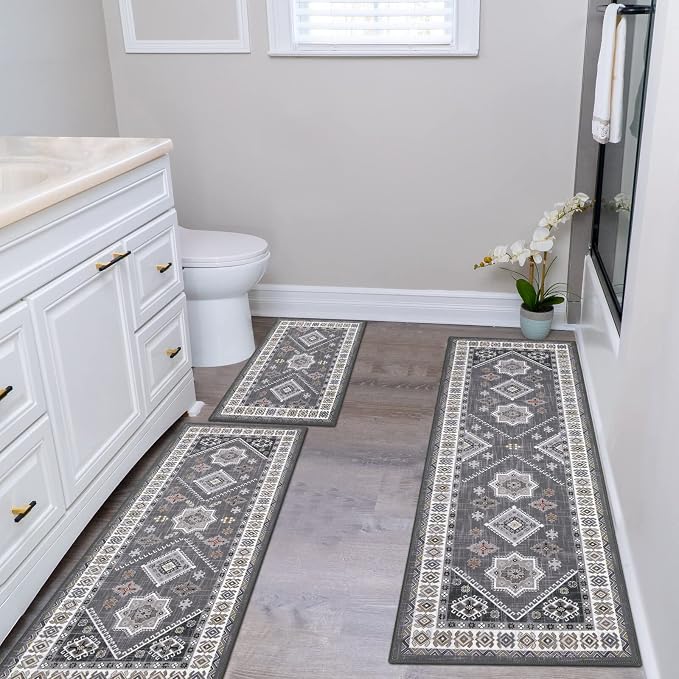 HEBE Boho Kitchen Rug Sets 3 Piece - Image 7