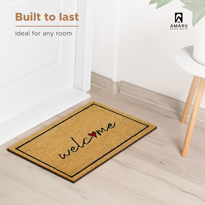 Welcome - 17"x29" - Coir Door Mat - Welcome Mats - Image 5