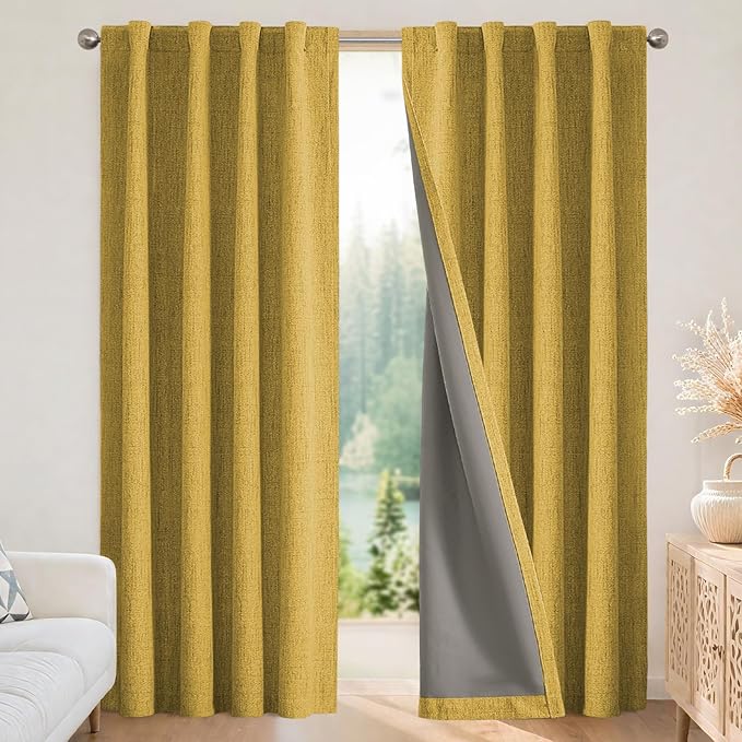 Joydeco Blackout Curtains for Bedroom by JOYDECO