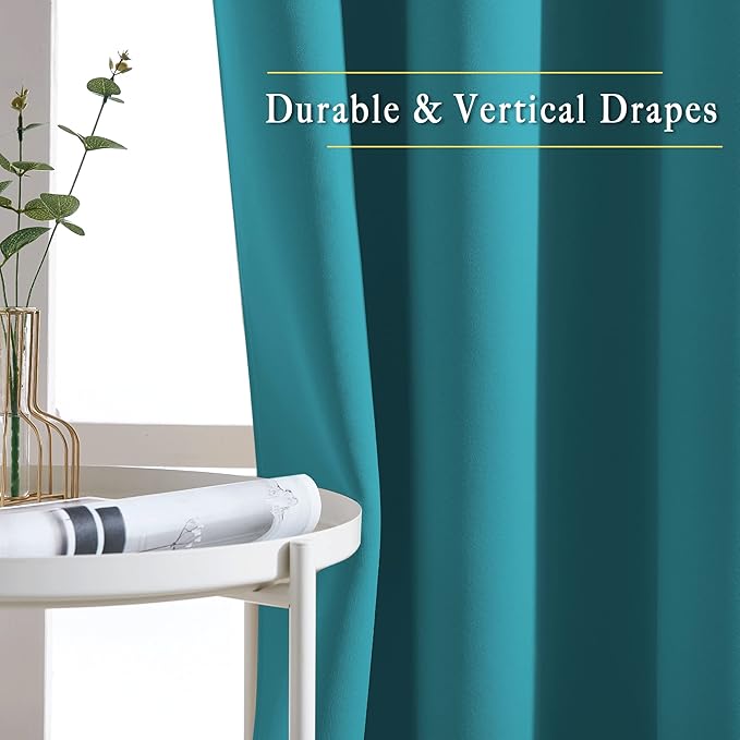 NICETOWN Bedroom Blackout Curtains Panels - Image 5