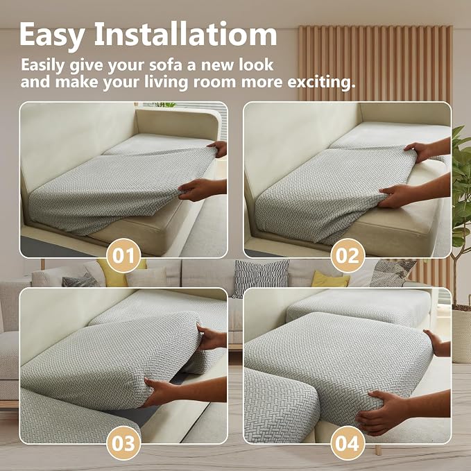 Couch Cushion Covers for Sofa Couch Covers Wear-Resistant Universal Sofa Cover - Image 7