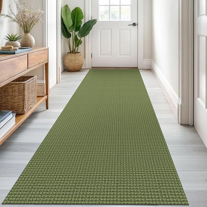 KOZYFLY Runners for Hallways 3x8 ft Washable Kitchen Runner Non Slip Rubber by KOZYFLY