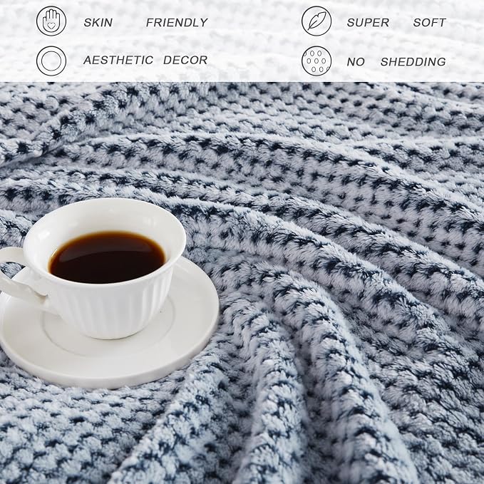 Exclusivo Mezcla Fleece Bed Blanket Queen Size, Super Soft and Warm Blankets - Image 6
