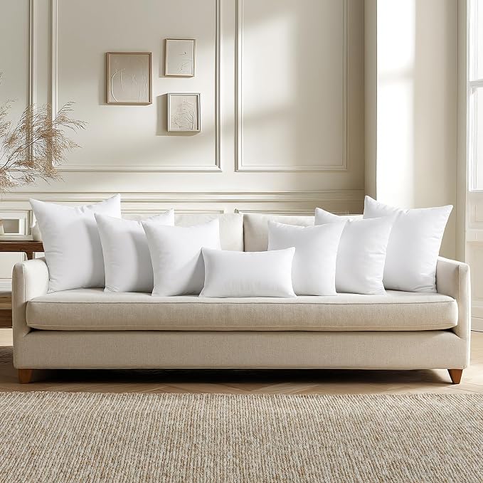 MIULEE 20x20 Throw Pillows Inserts 4 Pack, Decorative Pillows - Image 2