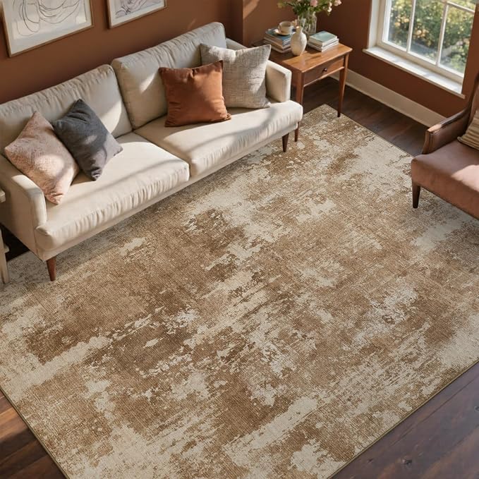 8x10 Ft Large Area Rugs for Living Room, Soft Non-Slip Washable Rugs Modern - Image 3