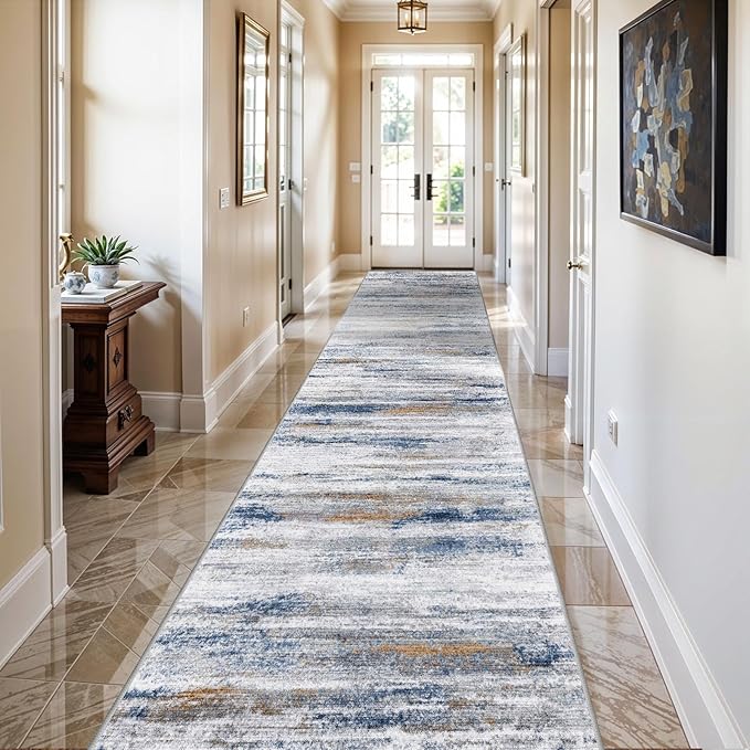 3x18 Washable Hallway Runner Rug: Extra Long Runners by WIEVEDENS
