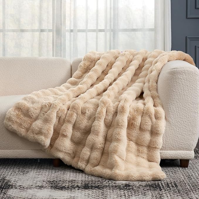 Cozy Bliss Faux Fur Throw Blanket - Image 8