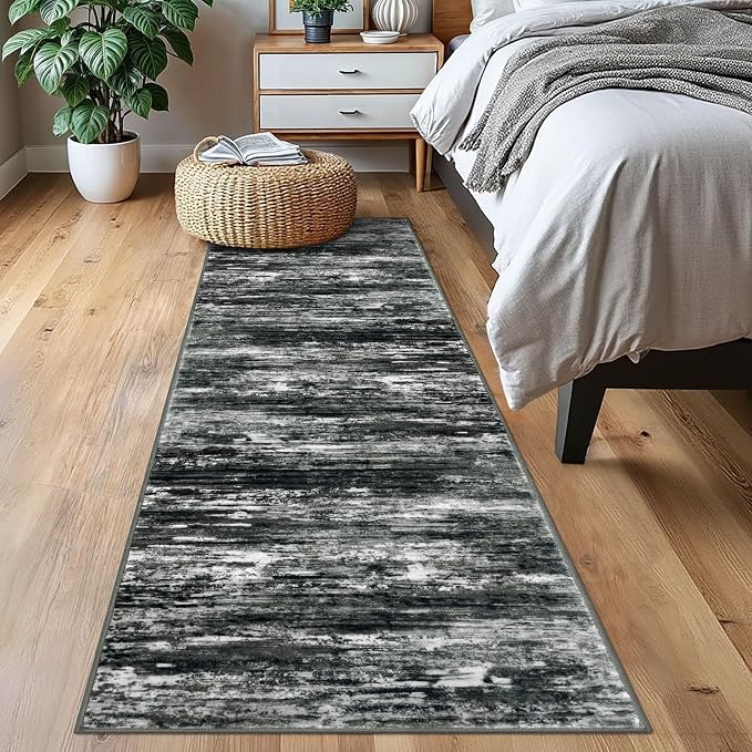 KOZYFLY Modern Abstract Washable Rug Runner 2x7 Hallway Runner Rug Non-Slip - Image 7