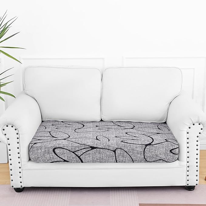 Smiry Printed Couch Cushion Covers, Stretch Soft Couch Covers by Smiry