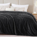 BEDELITE Fleece Blanket King Size – 3D Ribbed Jacquard Soft and Warm Decorative by BEDELITE