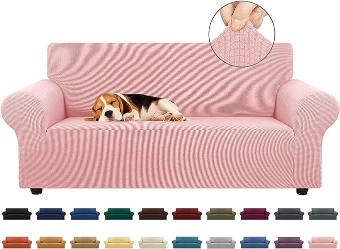 KEKUOU Stretch Loveseat Sofa Cover Slipcover, Couch Covers by KEKUOU