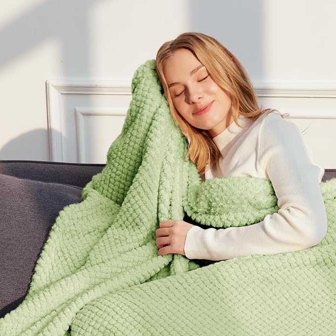 Whale Flotilla Extra Large Fuzzy Fleece Throw Blanket - Image 7